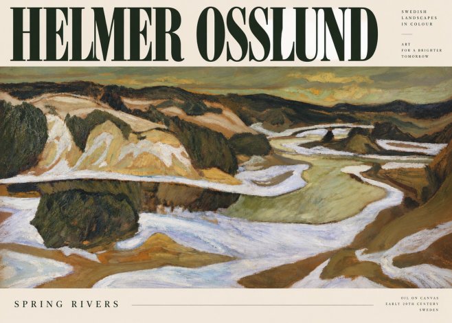 Helmer Osslund Spring Flood No3 - Poszter