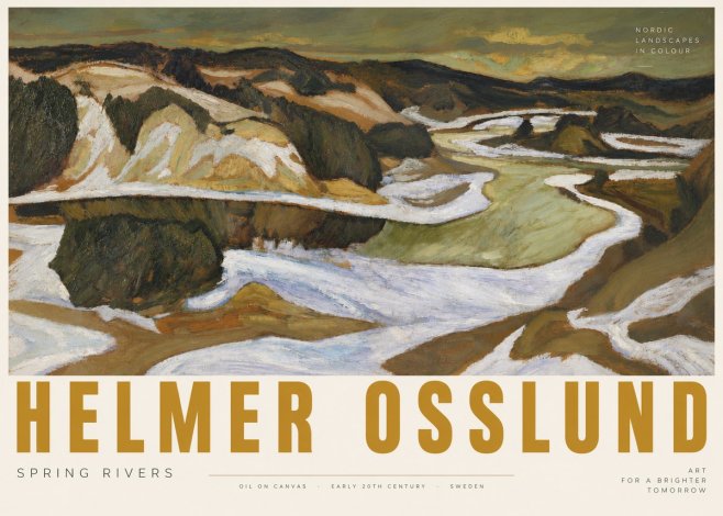 Helmer Osslund Spring Flood No6 - Poszter