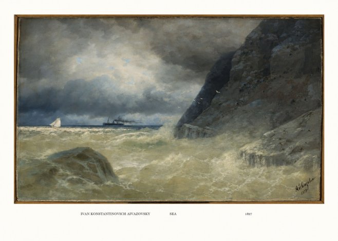 Ivan Konstantinovich Aivazovsky Sea No5 - Poszter
