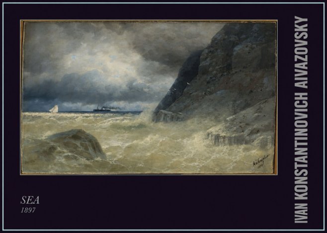 Ivan Konstantinovich Aivazovsky Sea No6 - Poszter