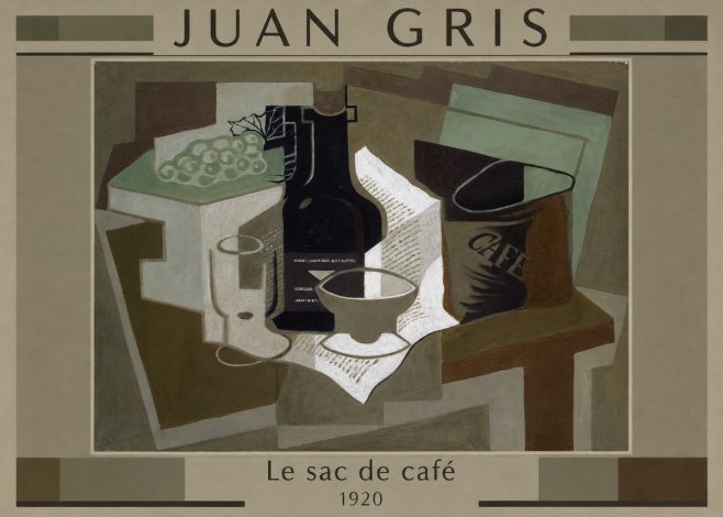 Juan Gris Le Sac De Café No1 - Poszter
