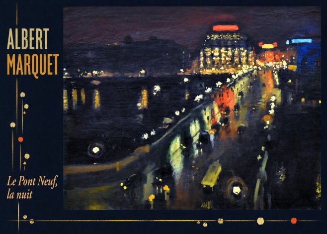 Albert Marquet Le Pont Neuf, La Nuit No3 - Poszter