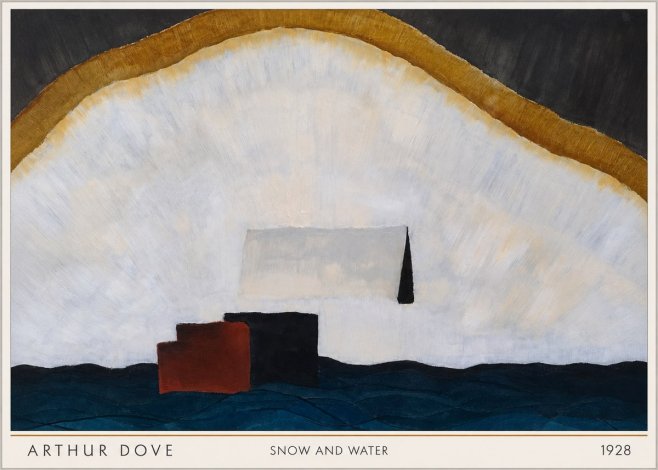 Arthur Dove Snow and Water No5 - Poszter