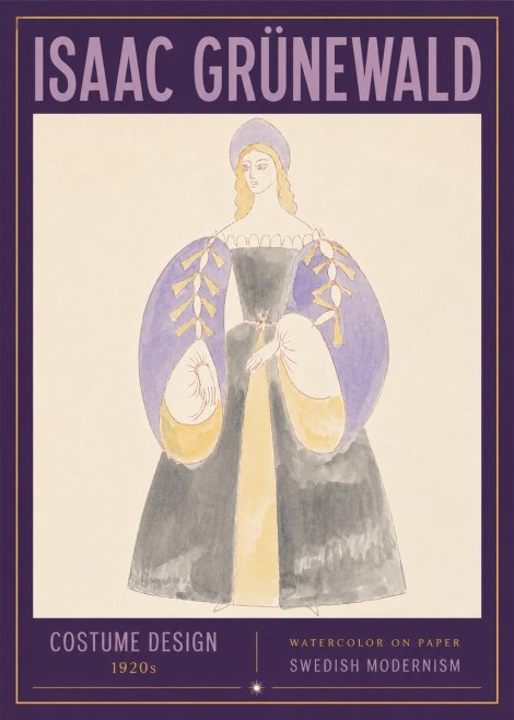Isaac Grünewald Costume Design XIV No3 - Poszter