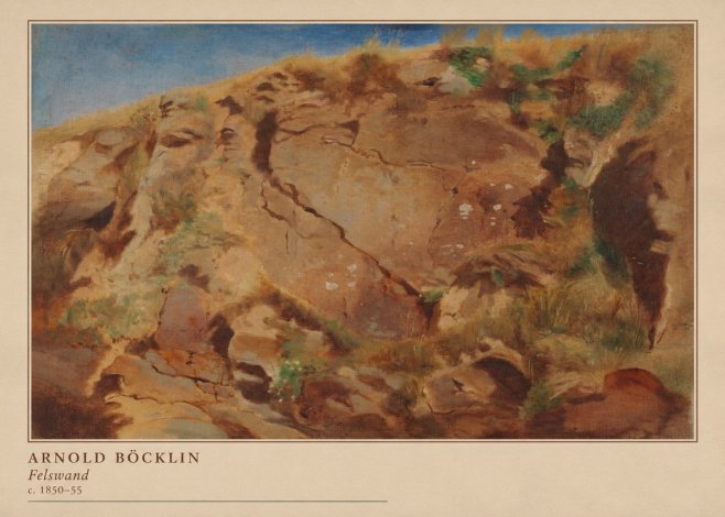 Arnold Böcklin Felswand No4 - Poszter