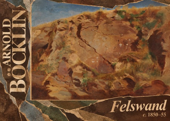 Arnold Böcklin Felswand No5 - Poszter