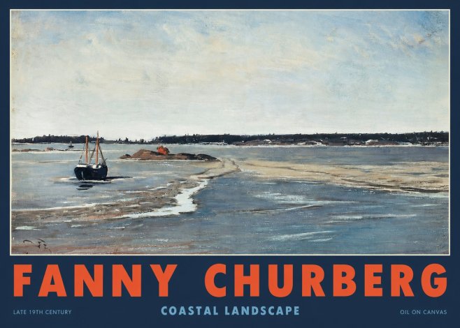 Fanny Churberg Coastal Landscape No2 - Poszter
