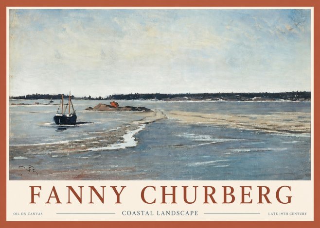 Fanny Churberg Coastal Landscape No4 - Poszter