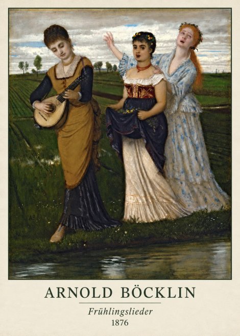 Arnold Böcklin Frühlingslieder No2 - Poszter