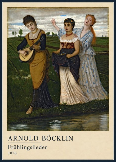Arnold Böcklin Frühlingslieder No4 - Poszter