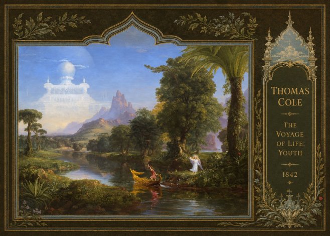 Thomas Cole The Voyage of Life: Youth IV No4 - Poszter