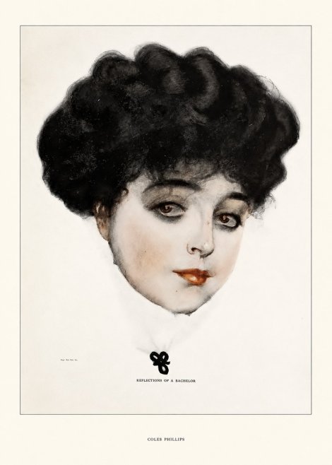 Coles Phillips Reflections of a Bachelor No5 - Poszter