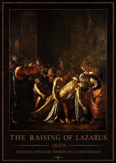 Michelangelo Merisi da Caravaggio The Raising of Lazarus No1 - Poszter