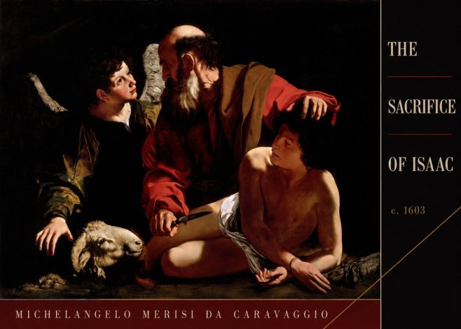 Michelangelo Merisi da Caravaggio The Sacrifice of Isaac III No3 - Poszter