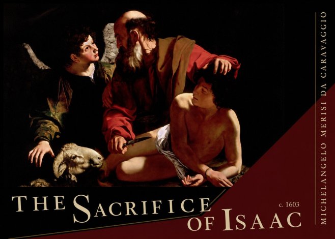 Michelangelo Merisi da Caravaggio The Sacrifice of Isaac III No5 - Poszter