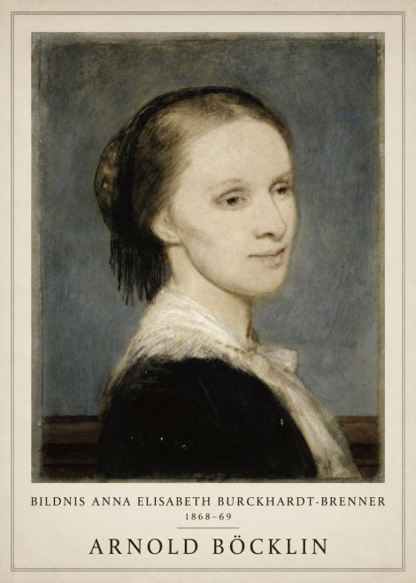 Arnold Böcklin Bildnis Anna Elisabeth Burckhardt-brenner No1 - Poszter