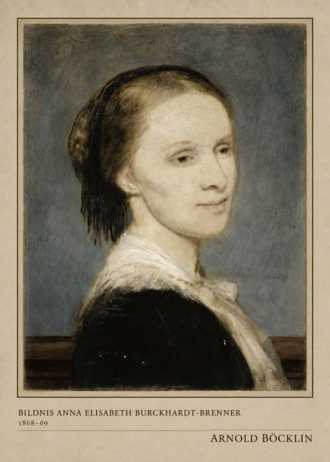 Arnold Böcklin Bildnis Anna Elisabeth Burckhardt-brenner No4 - Poszter