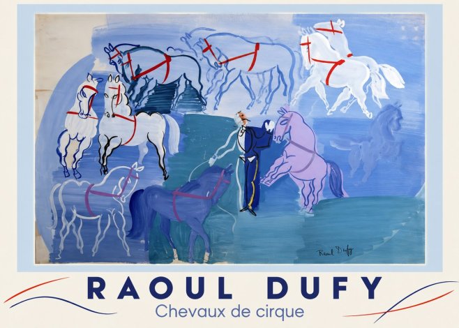 Raoul Dufy Chevaux De Cirque No3 - Poszter