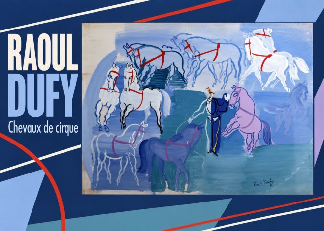 Raoul Dufy Chevaux De Cirque No5 - Poszter