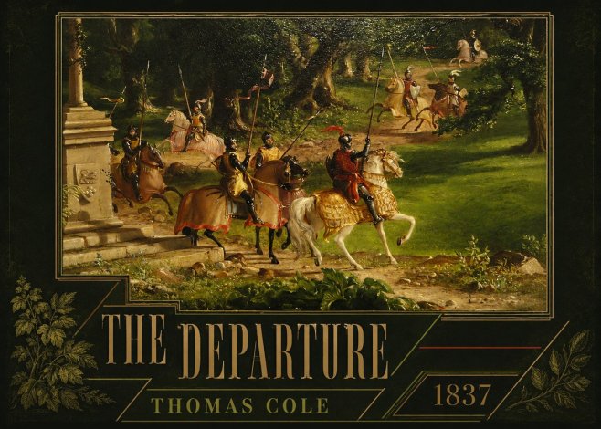Thomas Cole The Departure III No3 - Poszter