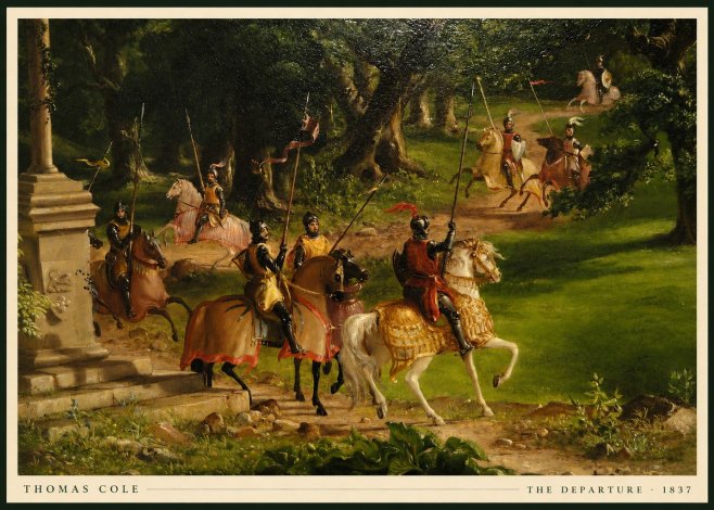 Thomas Cole The Departure III No5 - Poszter