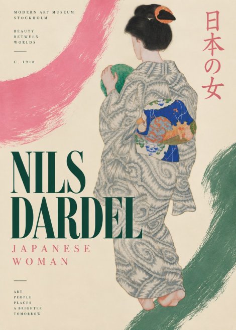 Nils Dardel Japanese Woman No6 - Poszter