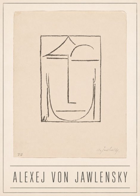 Alexej von Jawlensky Abstract Head No1 - Poszter