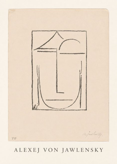 Alexej von Jawlensky Abstract Head No4 - Poszter