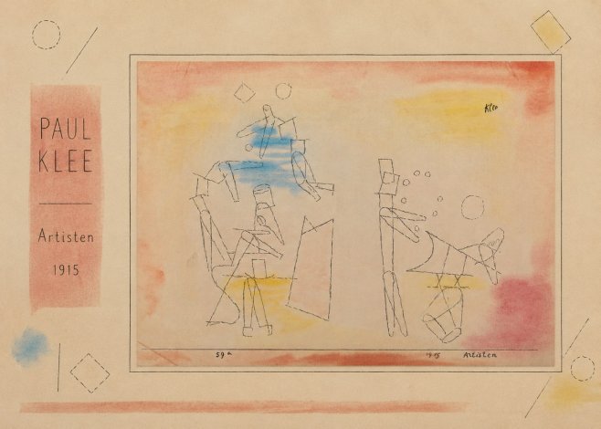 Paul Klee Artisten No2 - Poszter