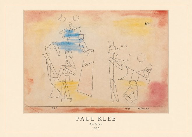 Paul Klee Artisten No4 - Poszter
