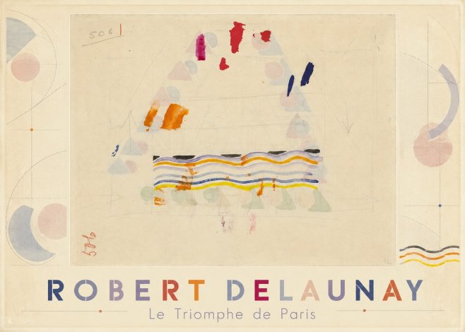 Robert Delaunay Le Triomphe De Paris V No1 - Poszter