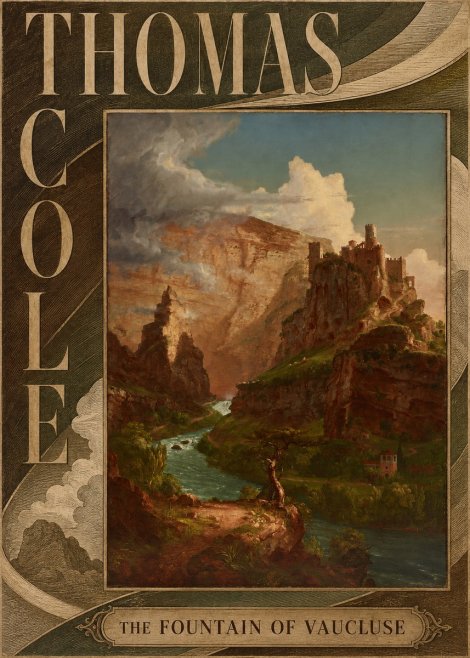 Thomas Cole The Fountain of Vaucluse II No5 - Poszter
