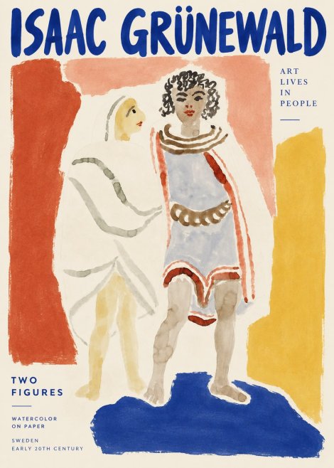 Isaac Grünewald Figures No3 - Poszter