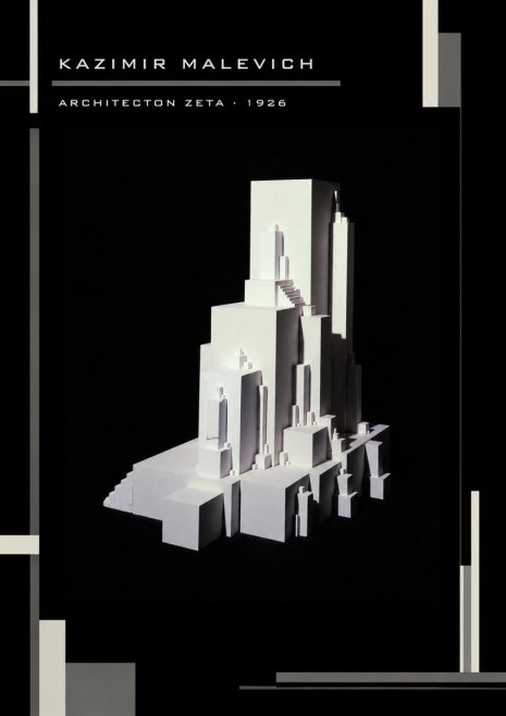 Kazimir Malevich Architecton Zeta No4 - Poszter