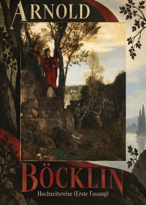 Arnold Böcklin Hochzeitsreise (Erste Fassung) No6 - Poszter