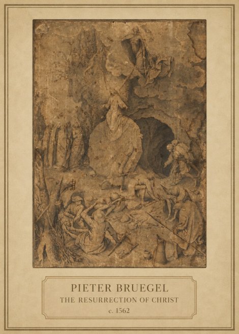 Pieter Bruegel The Resurrection of Christ No1 - Poszter