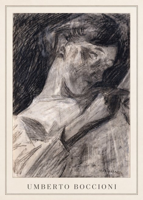 Umberto Boccioni Figure Study II No3 - Poszter