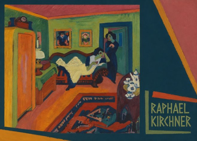 Raphael Kirchner Interior with Two Women No5 - Poszter