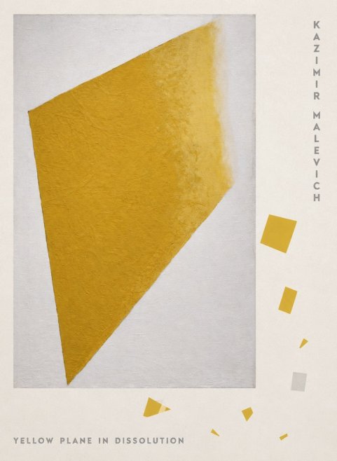 Kazimir Malevich Yellow Plane in Dissolution No5 - Poszter