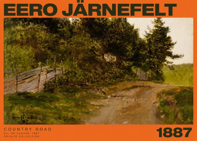 Eero Järnefelt Country Road No2 - Poszter