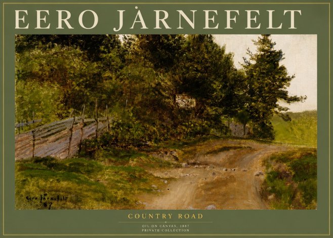 Eero Järnefelt Country Road No4 - Poszter