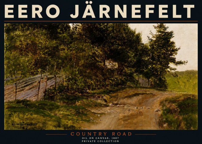 Eero Järnefelt Country Road No5 - Poszter
