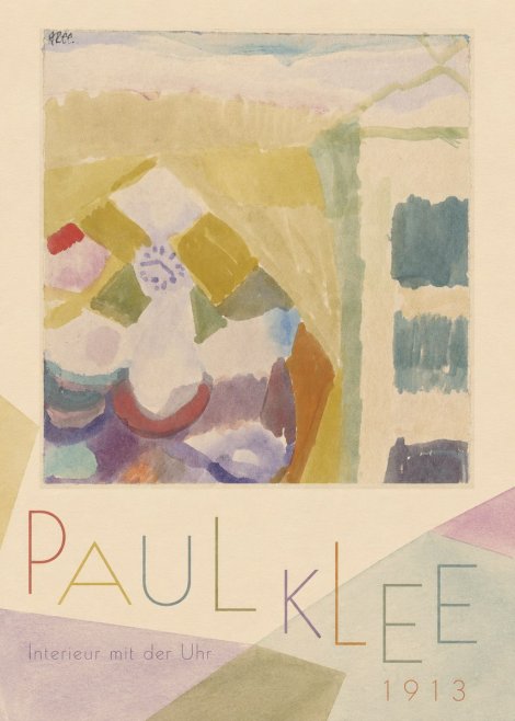 Paul Klee Interieur Mit Der Uhr II No3 - Poszter