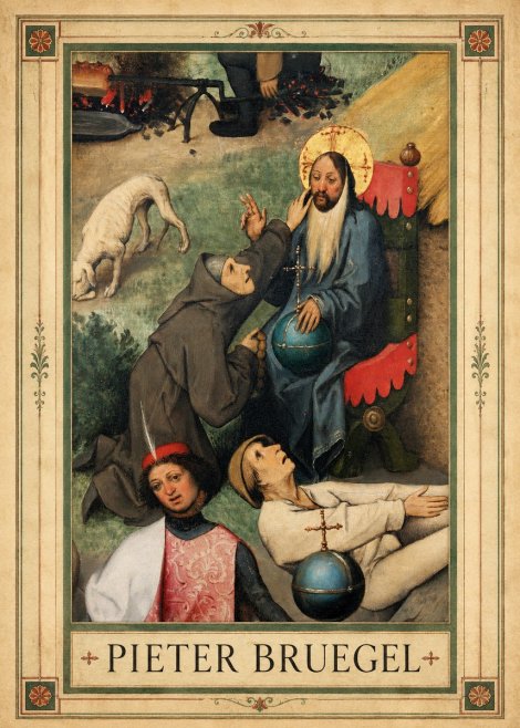 Pieter Bruegel The Adoration of the Magi - Detail No1 - Poszter