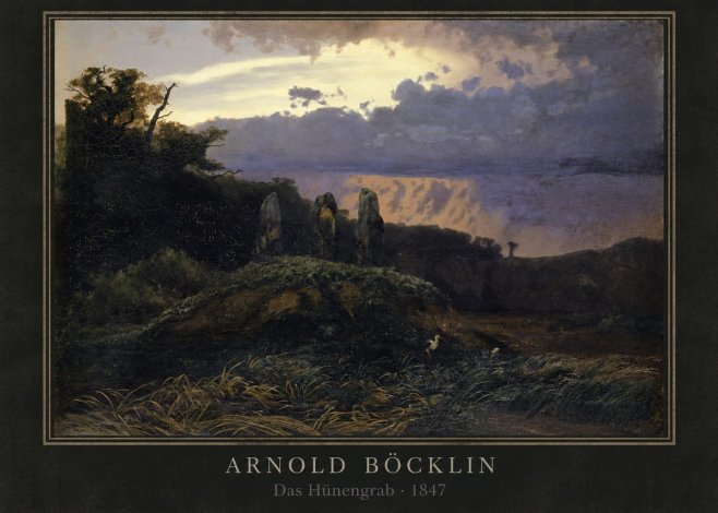 Arnold Böcklin Das Hünengrab No3 - Poszter