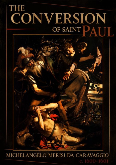 Michelangelo Merisi da Caravaggio The Conversion of Saint Paul No6 - Poszter