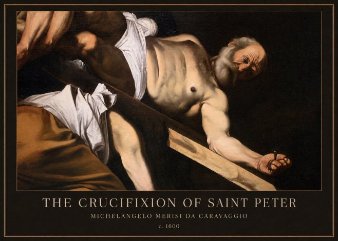 Michelangelo Merisi da Caravaggio The Crucifixion of Saint Peter V No1 - Poszter