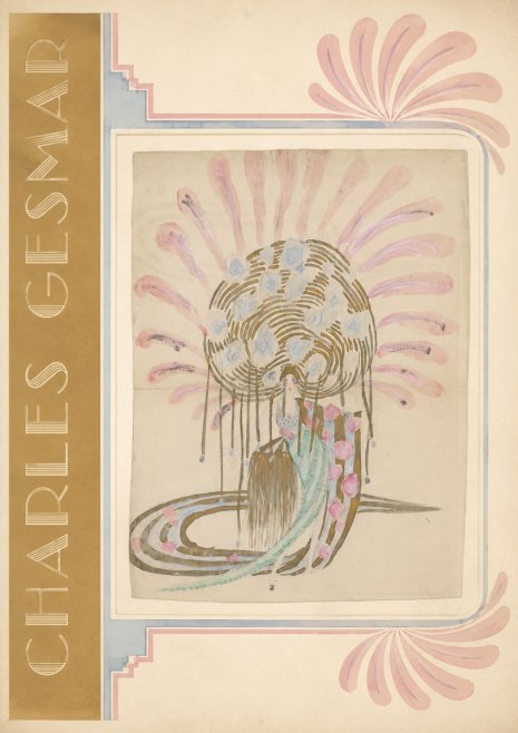 Charles Gesmar Woman with Headdress No2 - Poszter