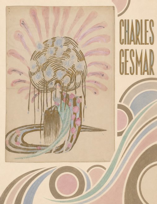 Charles Gesmar Woman with Headdress No4 - Poszter