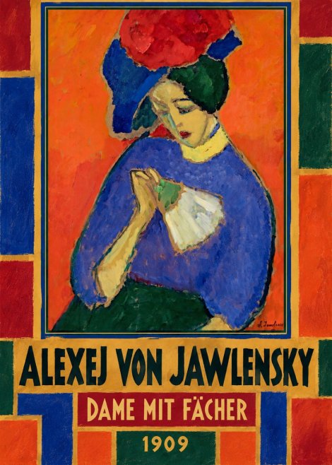 Alexej von Jawlensky Dame Mit Fächer No3 - Poszter